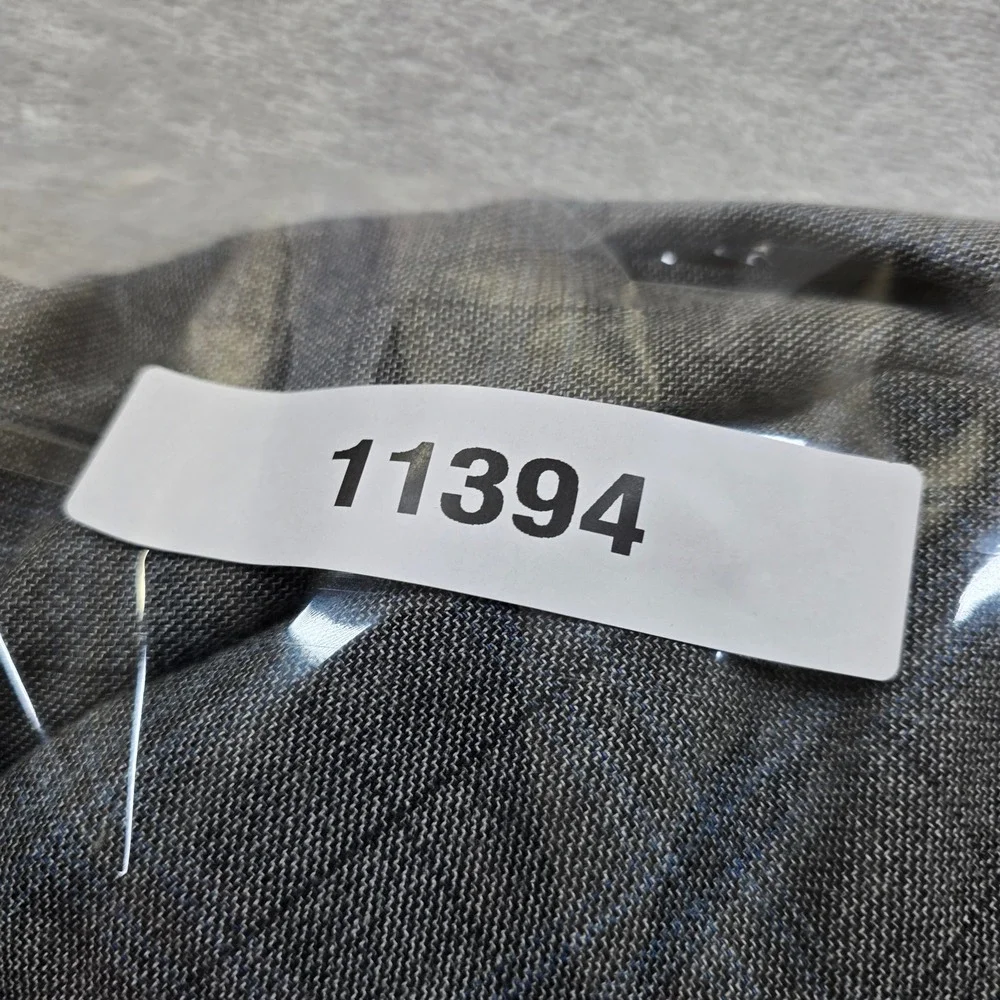 LRL Ralph Lauren Blazer Mens 52R 54R Grey Blue Plaid‎ Wool Blend Sport Coat